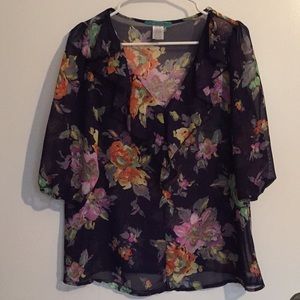 Flowy Floral Top